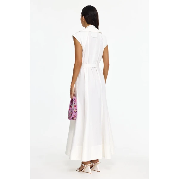 Acler Gilbert Maxi Dress in Ivory, view 3