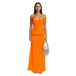 Acler Gilwell Maxi Dress in Neon Mango
