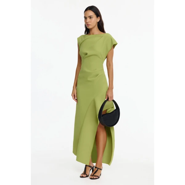 Acler Girsby Maxi Dress in Chive, view 2