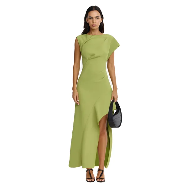 Acler Girsby Maxi Dress in Chive