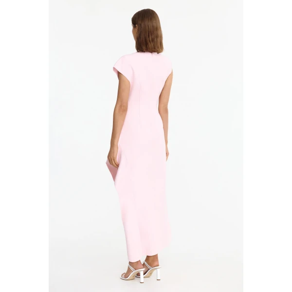 Acler Girsby Maxi Dress in Powder Pink, view 3