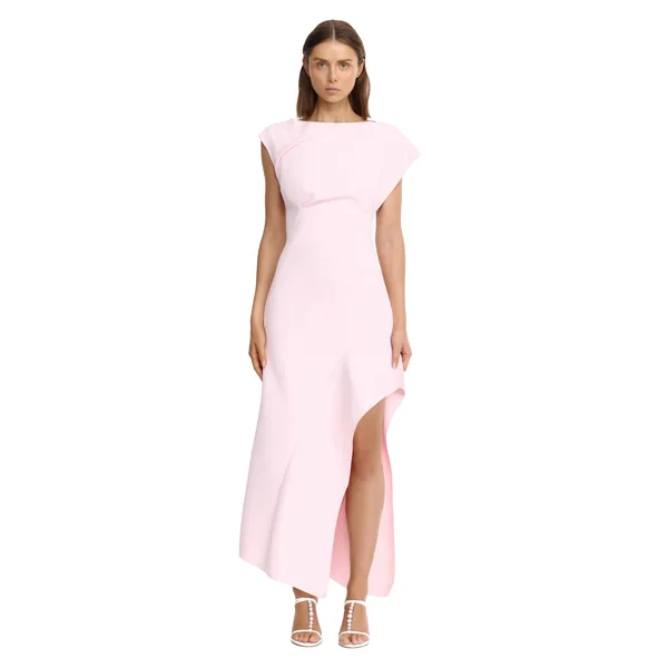 Acler Girsby Maxi Dress in Powder Pink