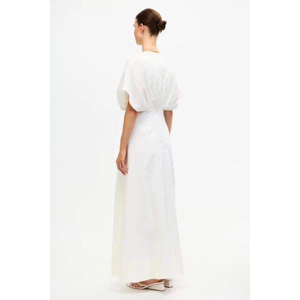 Acler Glamorgan Maxi Dress in Ivory, view 3