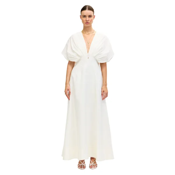 Acler Glamorgan Maxi Dress in Ivory