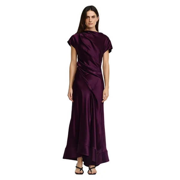 Acler Glatton Maxi Dress in Fig
