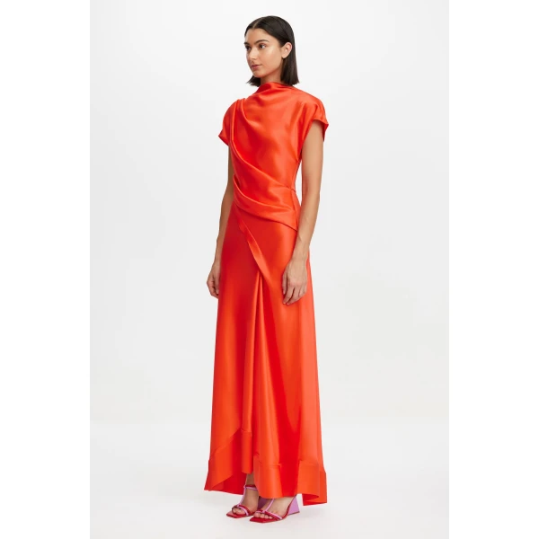 Acler Glatton Maxi Dress in Rosso, view 2