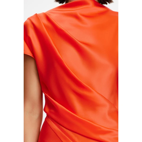 Acler Glatton Maxi Dress in Rosso, view 4