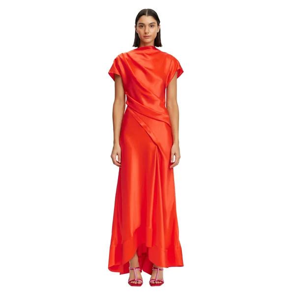 Acler Glatton Maxi Dress in Rosso