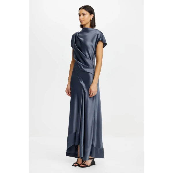 Acler Glatton Maxi Dress in Slate, view 2
