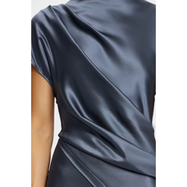 Acler Glatton Maxi Dress in Slate, view 4