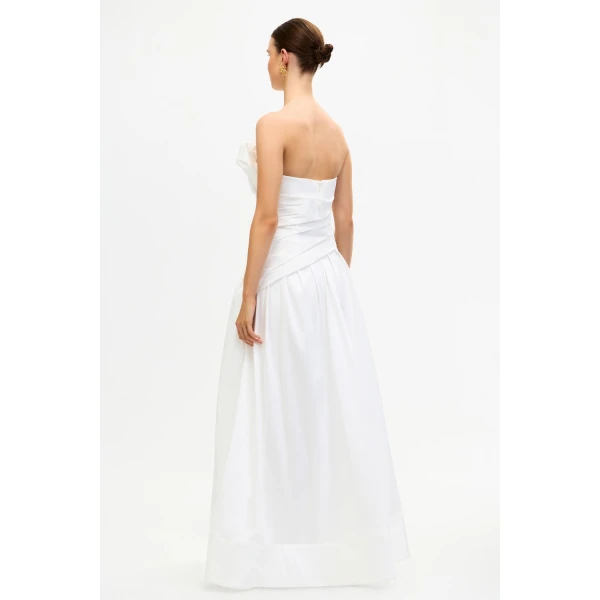 Acler Greenholm Maxi Dress in Ivory, view 3