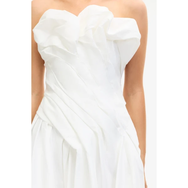 Acler Greenholm Maxi Dress in Ivory, view 4