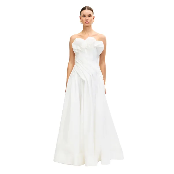 Acler Greenholm Maxi Dress in Ivory