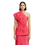 Acler Grovehill Top in Pomegranate