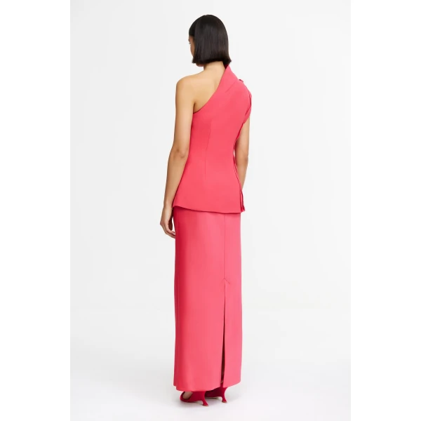 Acler Grovehill Top in Pomegranate, view 3