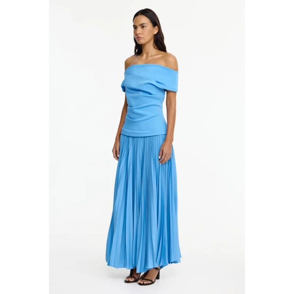 Acler Haileypark Maxi Dress in Alt Blue, view 2