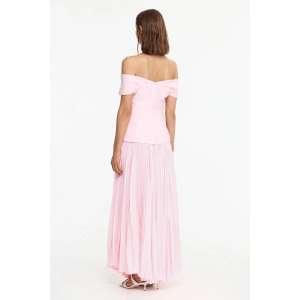 Acler Haileypark Maxi Dress in Powder Pink, view 3