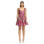 Acler Hamany Mini Dress in Rose Drift