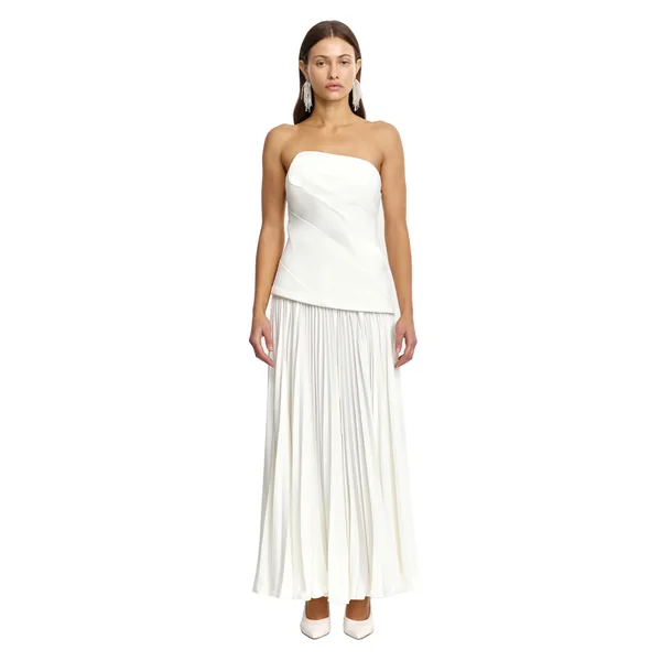 Acler Harden Maxi Dress in Ivory