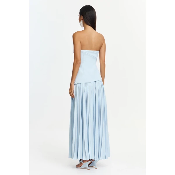 Acler Harden Maxi Dress in Powder Blue, view 3