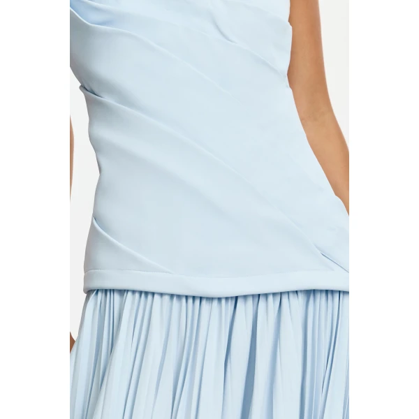 Acler Harden Maxi Dress in Powder Blue, view 4