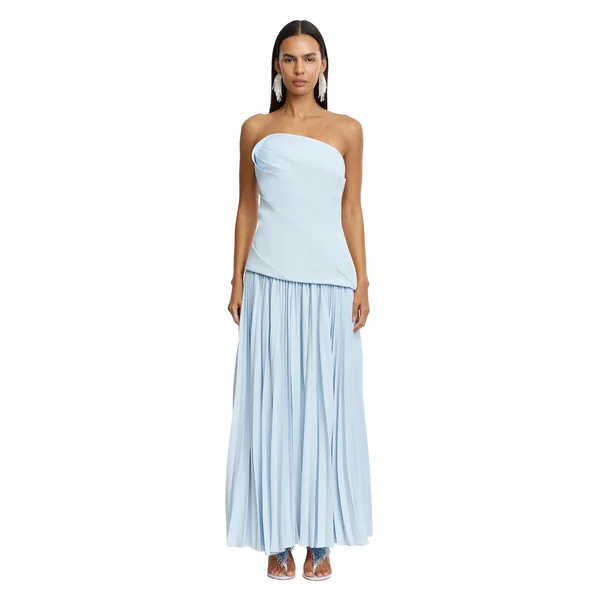 Acler Harden Maxi Dress in Powder Blue