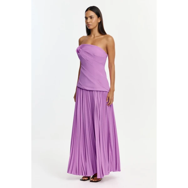 Acler Harden Maxi Dress in Zinnia Pink, view 2