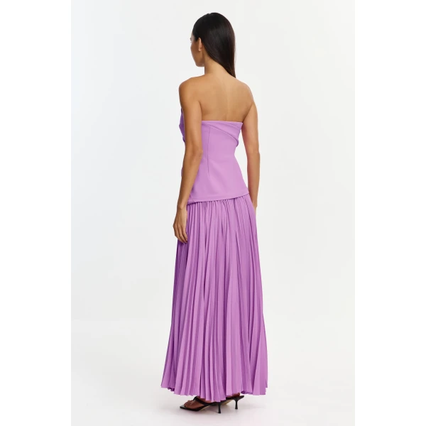 Acler Harden Maxi Dress in Zinnia Pink, view 3