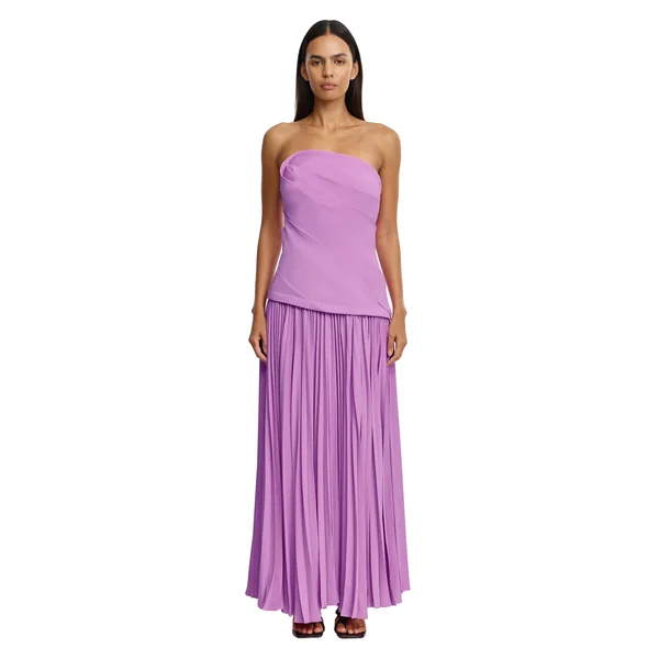 Acler Harden Maxi Dress in Zinnia Pink