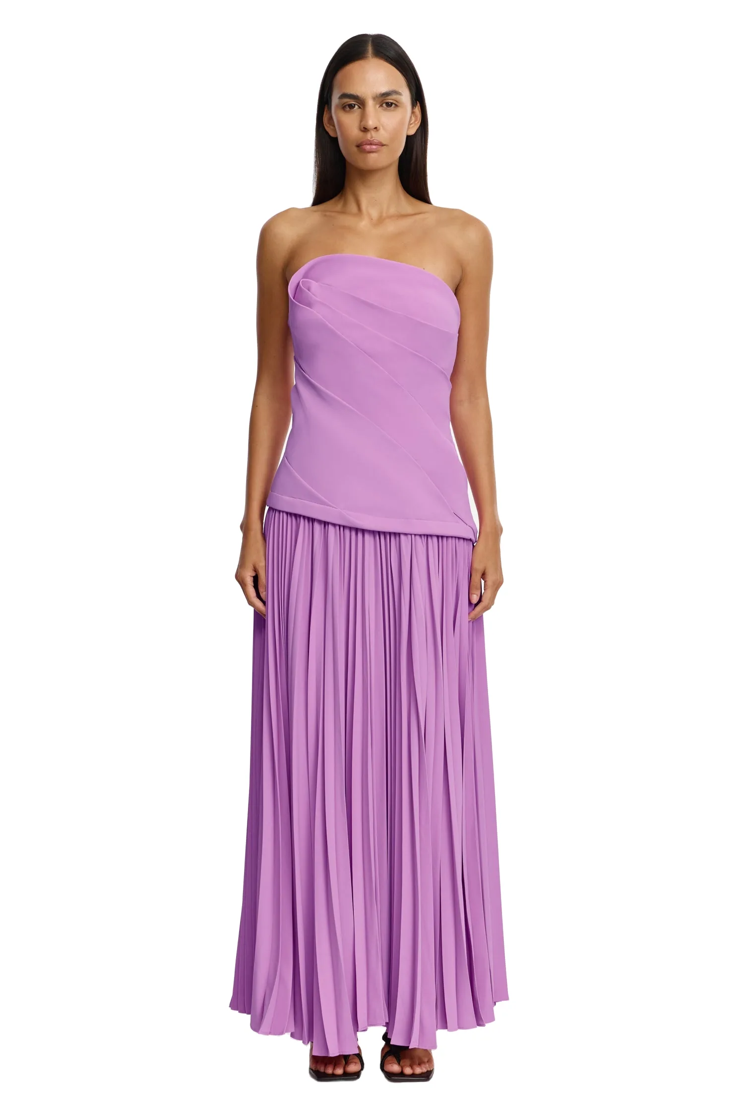 Acler Harden Maxi Dress in Zinnia Pink, Pink Dresses