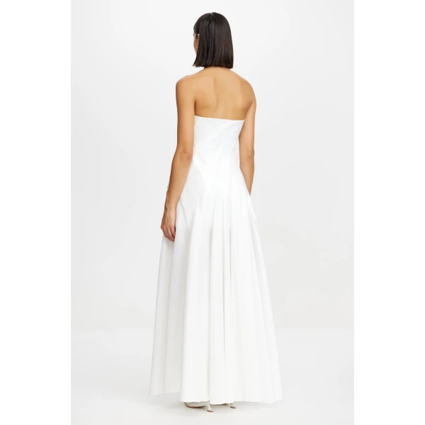Acler Hawford Maxi Dress in Ivory, view 3