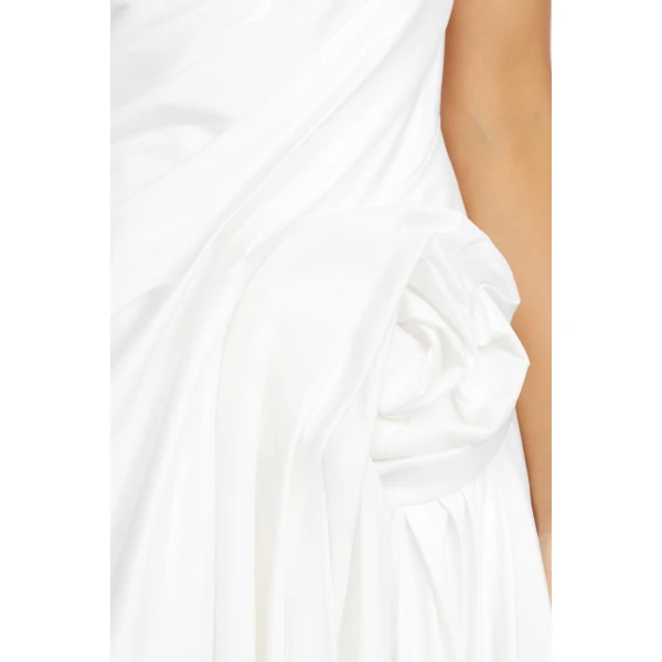 Acler Hawford Maxi Dress in Ivory, view 4