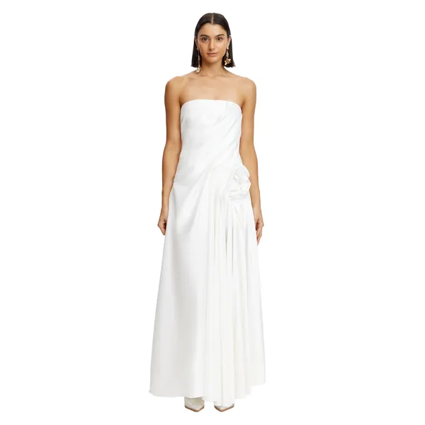 Acler Hawford Maxi Dress in Ivory