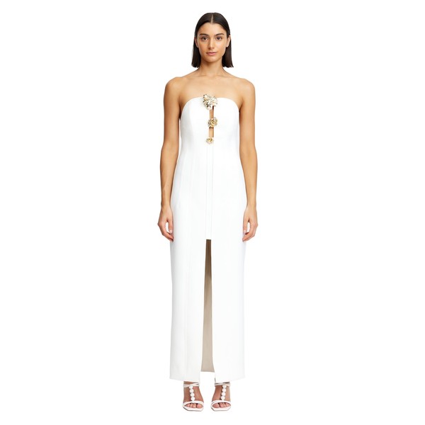 Acler Hawick Maxi Dress in Ivory