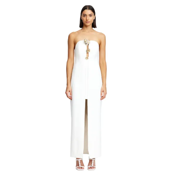 Acler Hawick Maxi Dress in Ivory