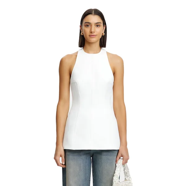 Acler Hawick Top in Ivory
