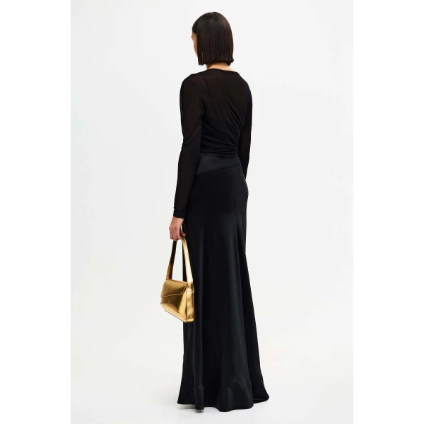 Acler Hertfordshire Maxi Dress in Black, view 3