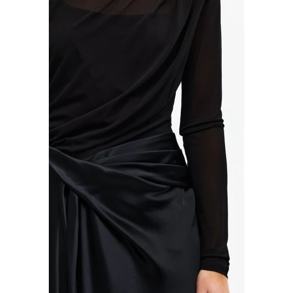 Acler Hertfordshire Maxi Dress in Black, view 4