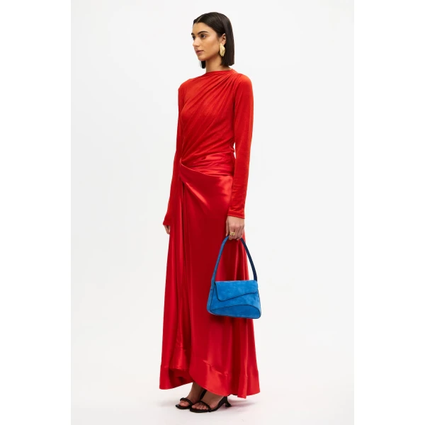Acler Hertfordshire Maxi Dress in Cherry, view 2