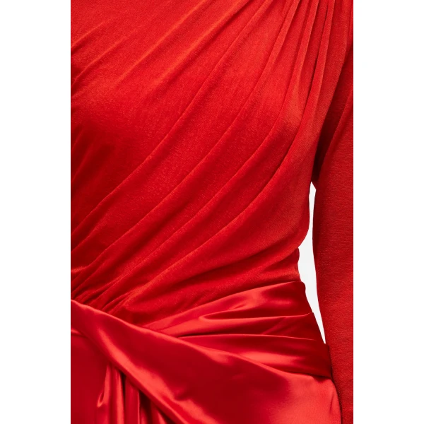 Acler Hertfordshire Maxi Dress in Cherry, view 4