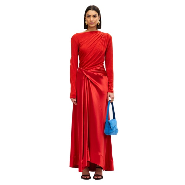 Acler Hertfordshire Maxi Dress in Cherry