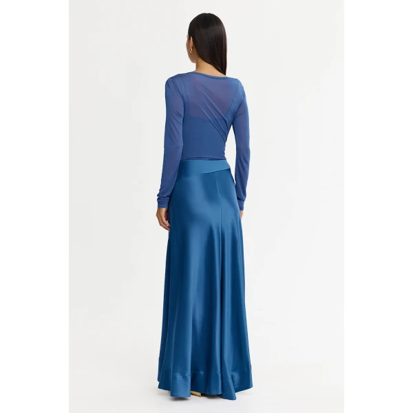 Acler Hertfordshire Maxi Dress in Deep Sapphire, view 3