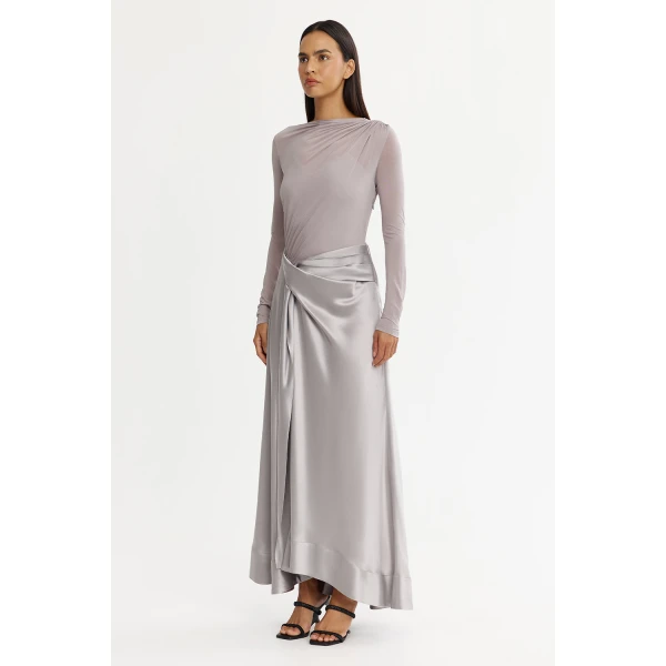 Acler Hertfordshire Maxi Dress in Dove, view 2