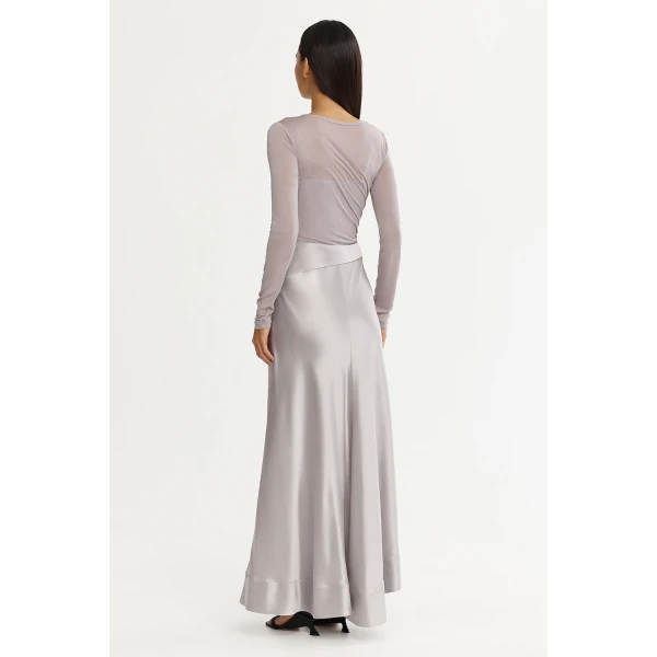 Acler Hertfordshire Maxi Dress in Dove, view 3