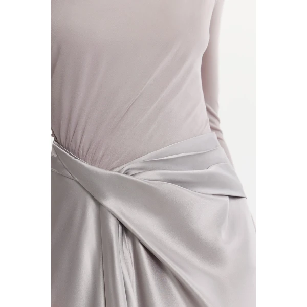 Acler Hertfordshire Maxi Dress in Dove, view 4