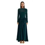 Acler Hertfordshire Maxi Dress in Midnight Emerald