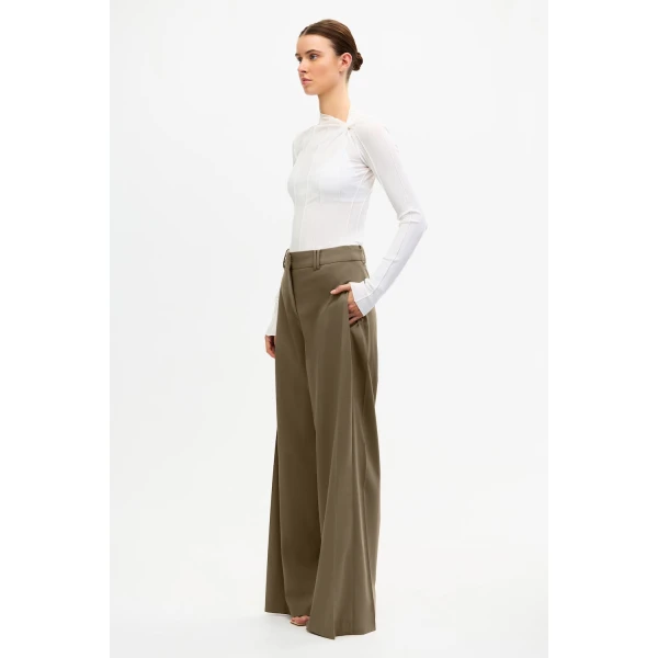 Acler Holmgate Pant in Pecan, view 2