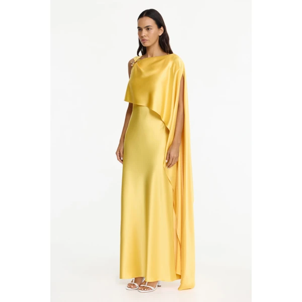 Acler Humfield Maxi Dress in Bright Amber, view 2