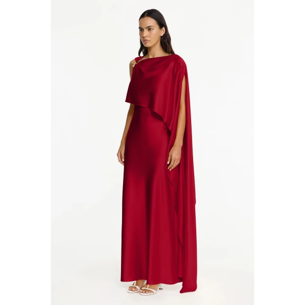 Acler Humfield Maxi Dress in Garnet, view 2
