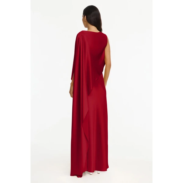 Acler Humfield Maxi Dress in Garnet, view 3